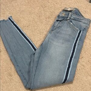 Zara Blue Jeans with Sporty Side Stripe